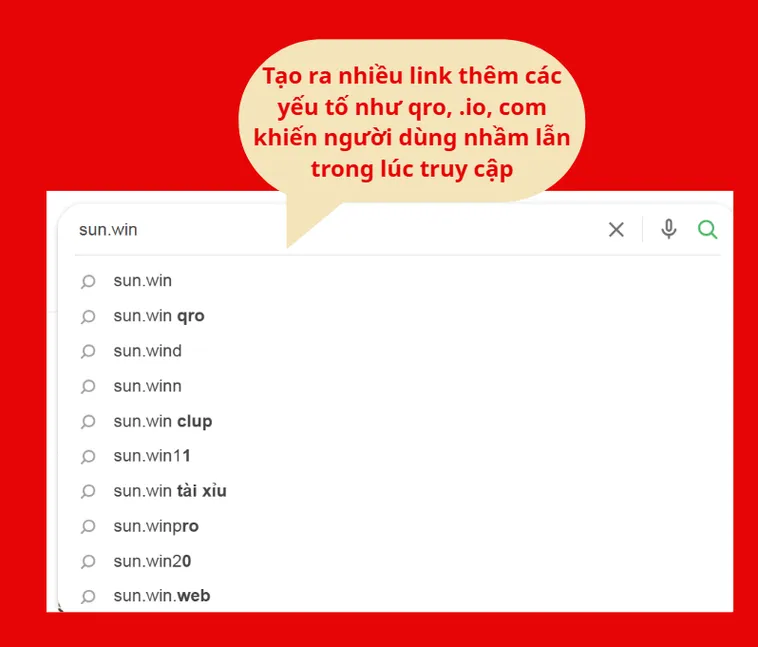  Các trang giả mạo thường sao chép giao diện nhưng khác biệt ở tên miền hoặc biểu tượng thương hiệu.